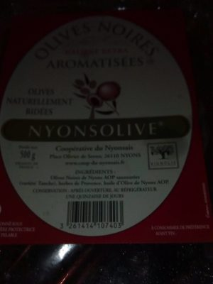 Olives noires aromatisees