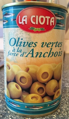 Olives vertes à la farce d'Anchois - La Ciota