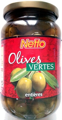 Olives verts entières