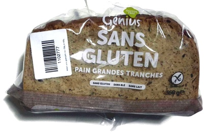 Pain Grandes Tranches Sans Gluten