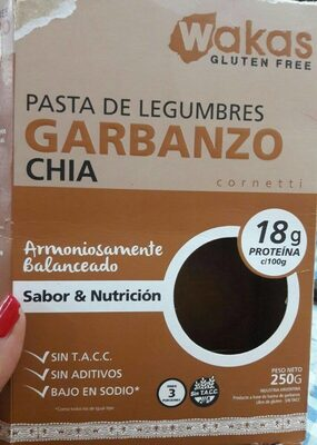 Pasta de garbanzo chia