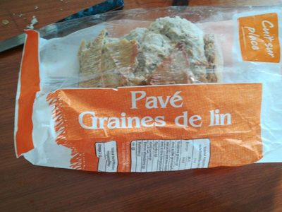 Pavé de graines de pin