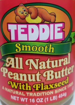 Peanut butter all natural smooth with flaxseed