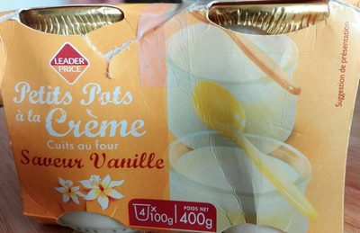Petits pots de crème vanille