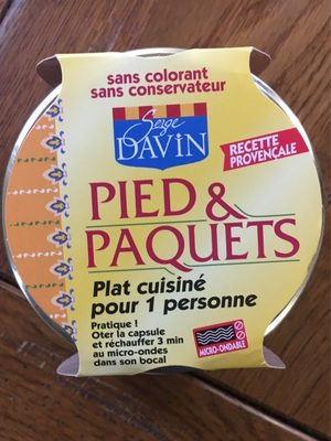Pied et paquets