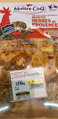 Pilons et haut de cuisse marinés aux herbes de provence