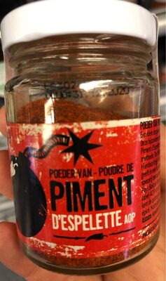 Piment d'espelette AOP