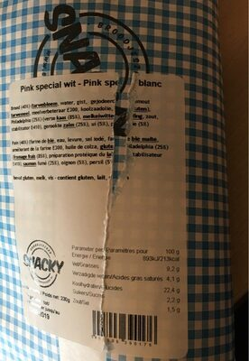 Pink special broodje