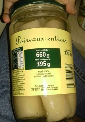 Poireaux entiers