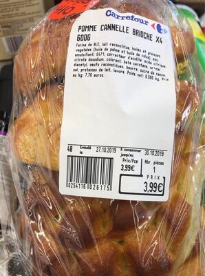 Pomme cannelle brioche