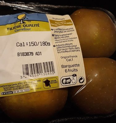 Pommes Reinette Grise du Canada