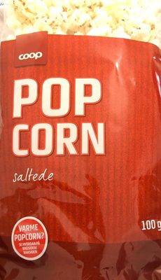 Pop corn saltede