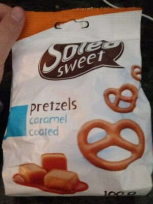 Pretzels caramel coated