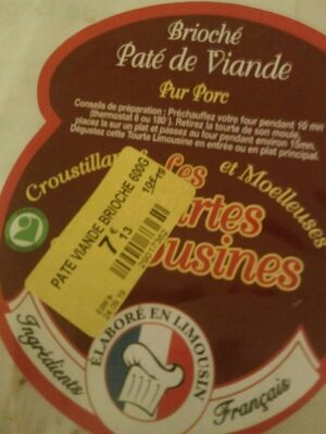 Pâté de viande brioché