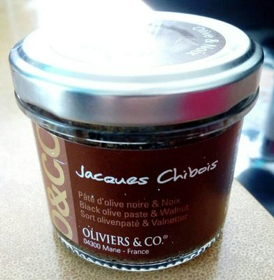 Pâte d'olive noire et noix