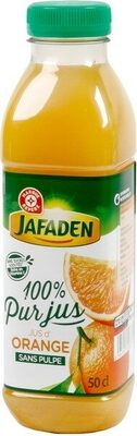 Pur jus d'orange sans pulpe