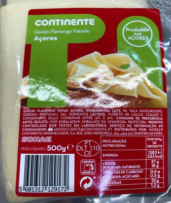 Queijo Flamengo Fatiado