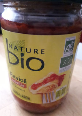 raviolis volaille nature bio