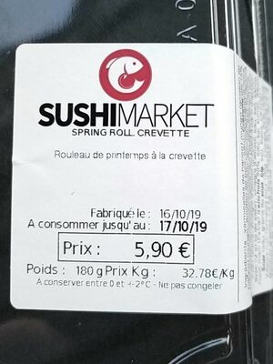 Rouleaux de printemps à la crevette