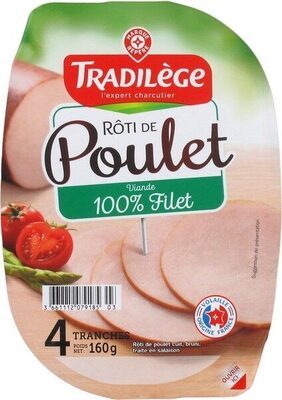 Rôti de poulet 4 tranches