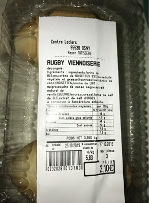 Rugby Viennoiserie