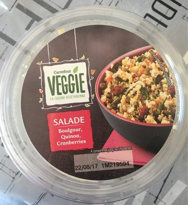 Salade Boulgour, Quinoa, Cranberries