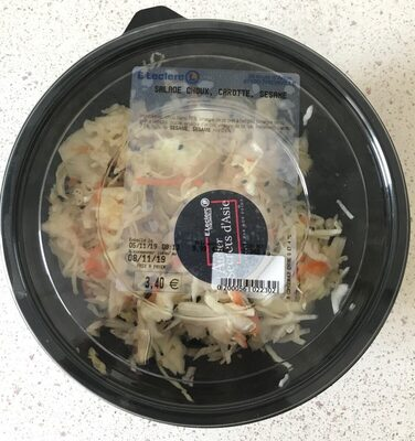 Salade de choux, carotte, sésame