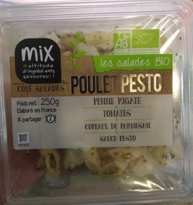 Salade Poulet Pesto Bio