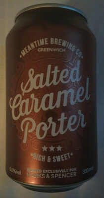 Salted caramel porter