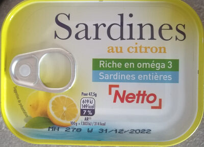 Sardines au citron
