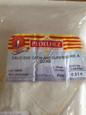 Saucisse catalane supérieure à cuire