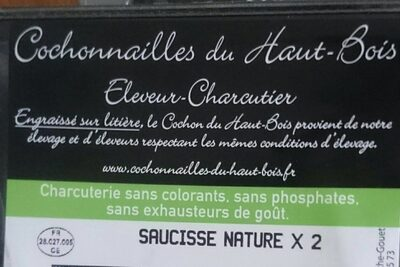 Saucisse nature