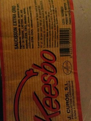 Saucisson extra oro