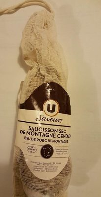 Saucisson sec de montagne cendre