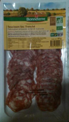 Saucisson sec tranché