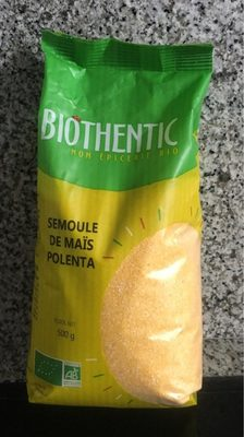 SEMOULE MAIS POLENTA BIOTHENTIC 500 G