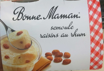Semoule Raisins au Rhum