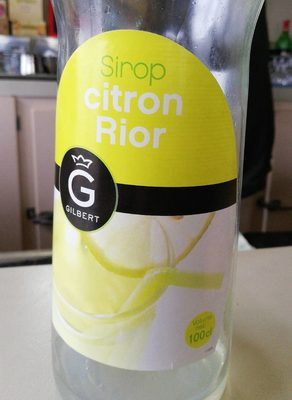 Sirop citron rior