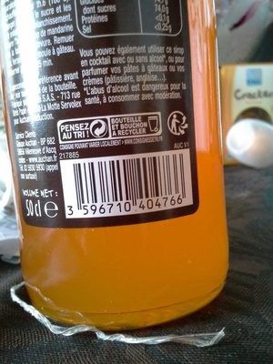 Sirop de mandarine
