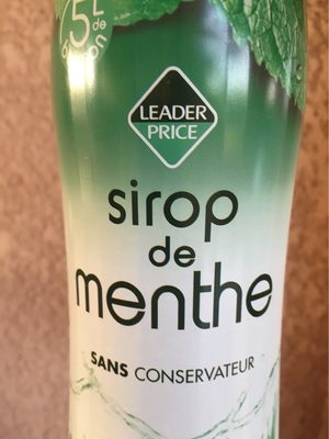 Sirop de menthe