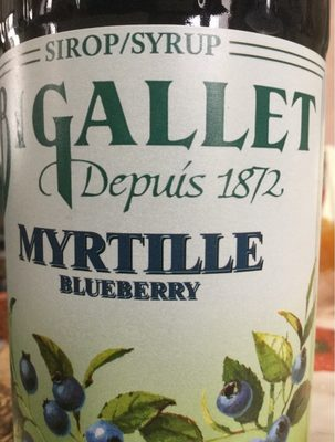Sirop Myrtille