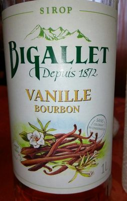 Sirop vanille bourdon