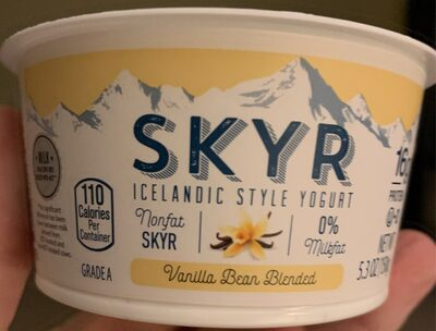 Skyr Icelandic style Vanilla Bean yogurt
