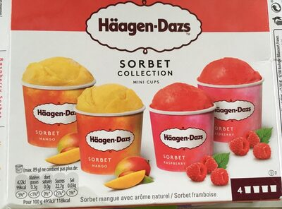 Sorbet collection mini cups