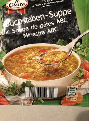 Soupe de pâtes ABC