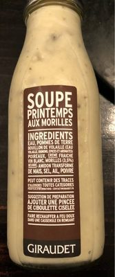 Soupe Printemps aux Morilles