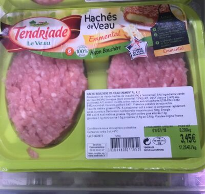 Steak Haché Pur Veau emmental