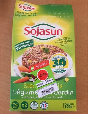 Steak soja légume du jardin