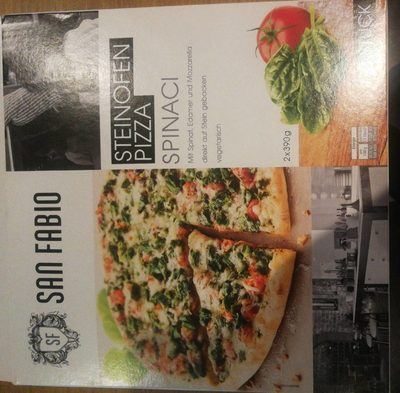 Steinofen pizza spinaci