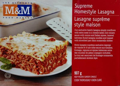 Supreme Homestyle Lasagna